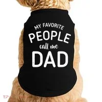 My Favorite People Call Me Dad Doggie Tank thumb 0