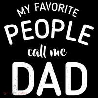 My Favorite People Call Me Dad Ornament thumb 1