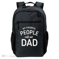 My Favorite People Call Me Dad Backpack thumb 0