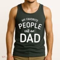 My Favorite People Call Me Dad Tank Top thumb 3