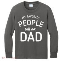 My Favorite People Call Me Dad Kids Long Sleeve Shirt thumb 0