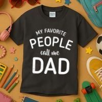 My Favorite People Call Me Dad Kids T-Shirt thumb 3