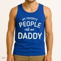 My Favorite People Call Me Daddy Tank Top thumb 3
