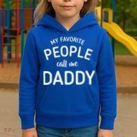 My Favorite People Call Me Daddy Kids Hoodie thumb 3