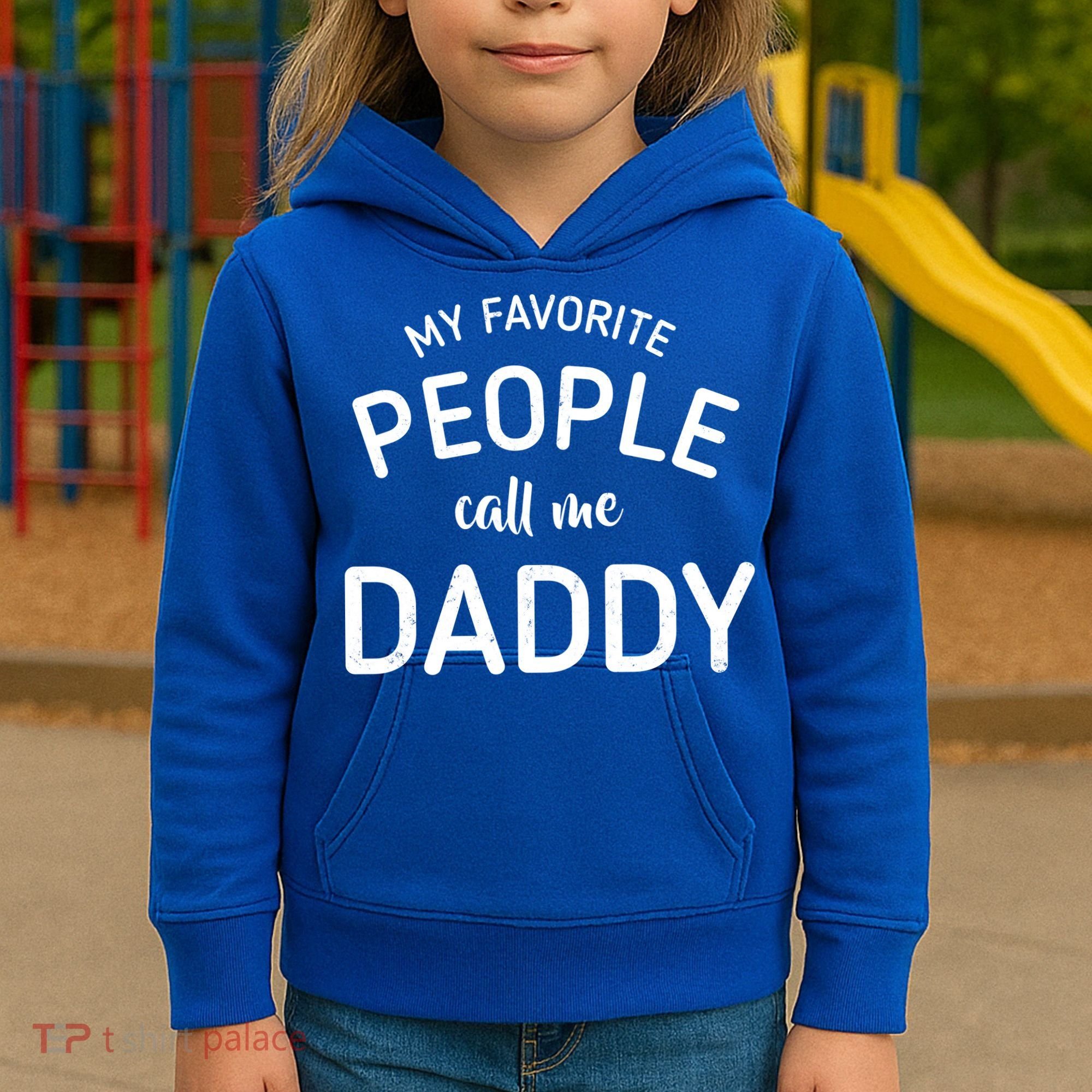 My Favorite People Call Me Daddy Kids Hoodie