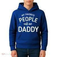 My Favorite People Call Me Daddy Kids Hoodie thumb 4