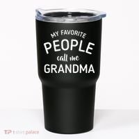 My Favorite People Call Me Grandma Tumbler thumb 0