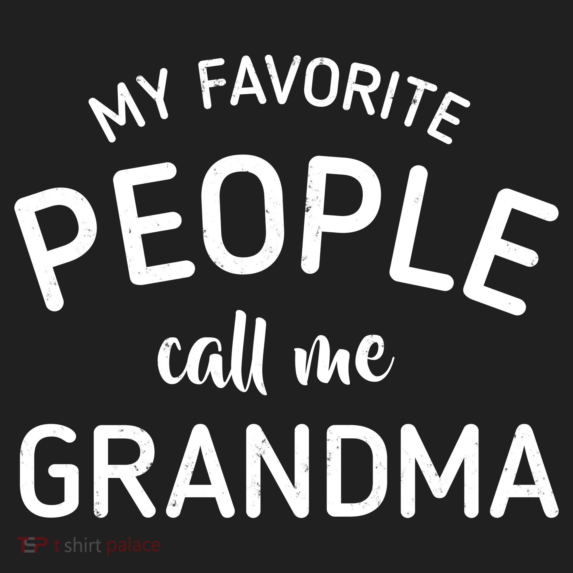 My Favorite People Call Me Grandma Golf Towel