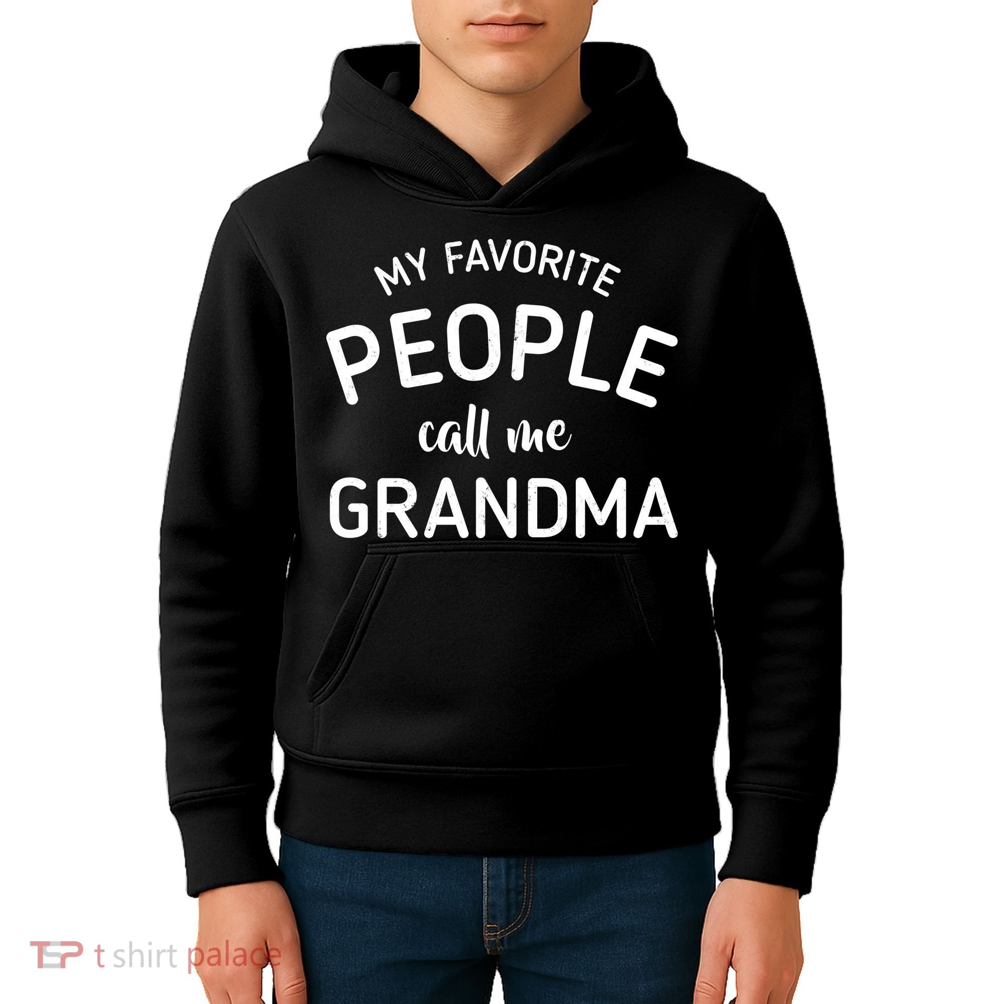 My Favorite People Call Me Grandma Kids Hoodie