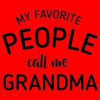 My Favorite People Call Me Grandma Santa Hat thumb 1
