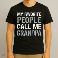 My Favorite People Call Me Grandpa T-Shirt thumb 3