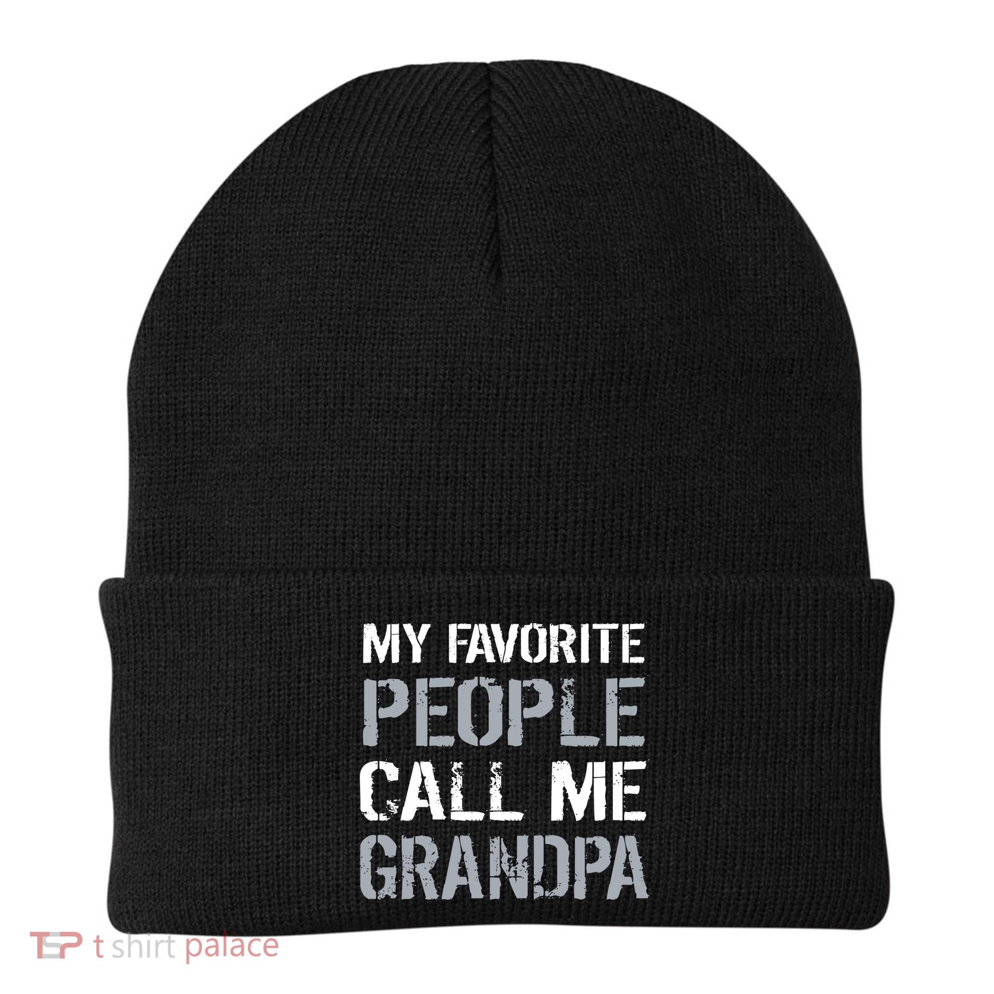 My Favorite People Call Me Grandpa Beanie