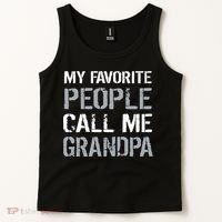 My Favorite People Call Me Grandpa Tank Top thumb 2