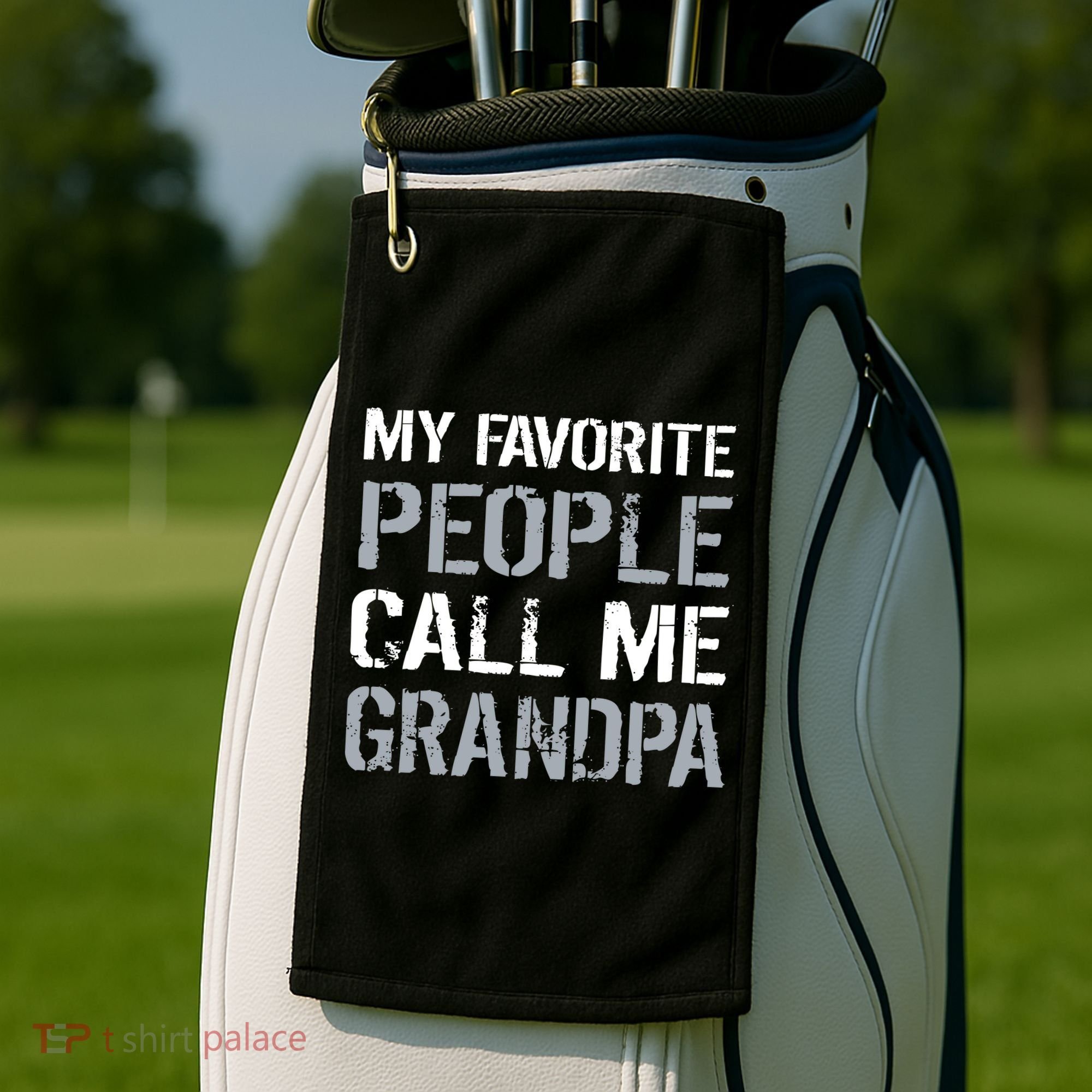 My Favorite People Call Me Grandpa Golf Towel