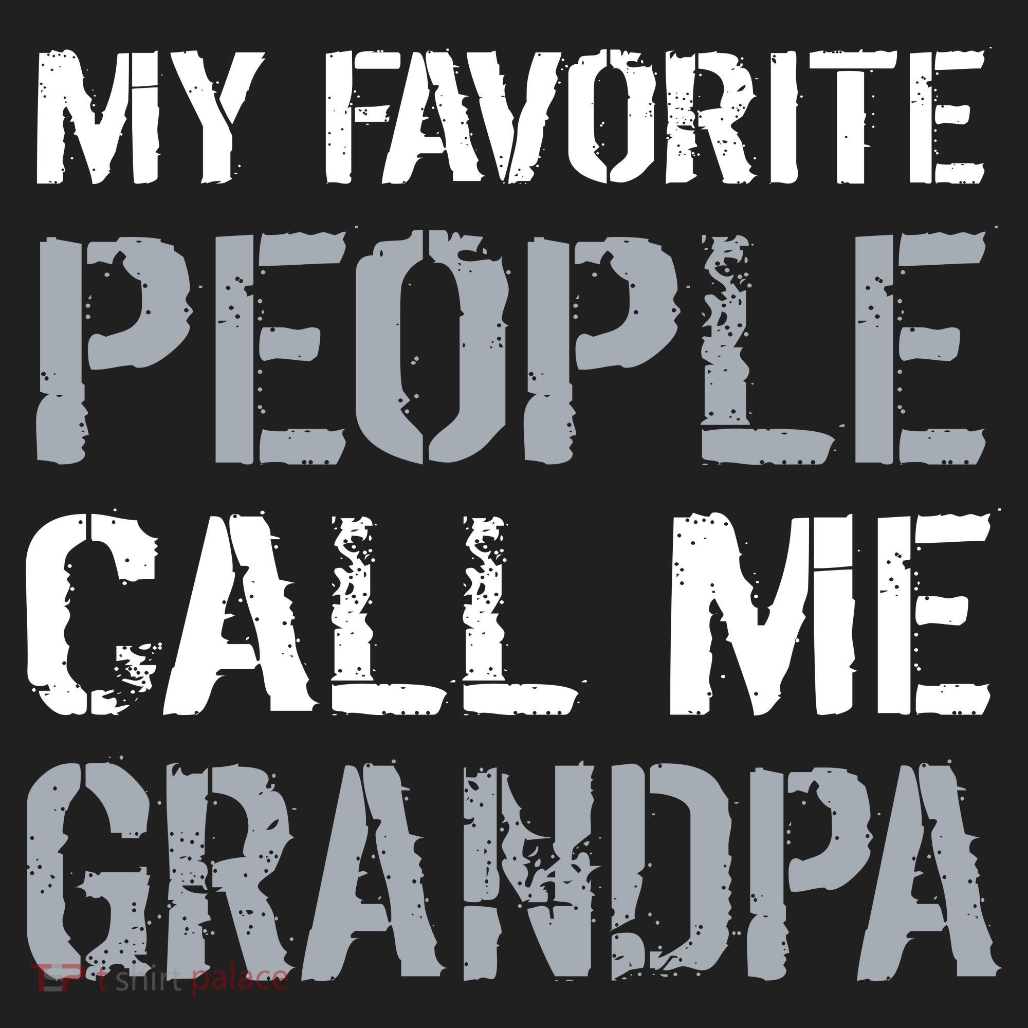 My Favorite People Call Me Grandpa Golf Towel