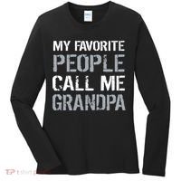 My Favorite People Call Me Grandpa Women's Long Sleeve Shirt thumb 0