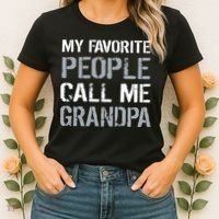 My Favorite People Call Me Grandpa Women's T-Shirt thumb 2