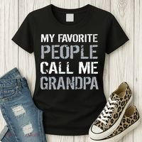 My Favorite People Call Me Grandpa Women's T-Shirt thumb 3
