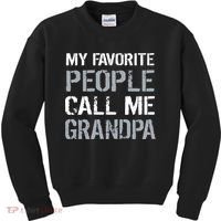 My Favorite People Call Me Grandpa Kids Sweatshirt thumb 0