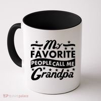 My Favorite People Call Me Grandpa Father's Day Coffee Mug thumb 0