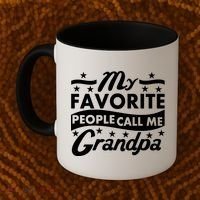 My Favorite People Call Me Grandpa Father's Day Coffee Mug thumb 2