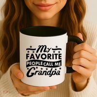 My Favorite People Call Me Grandpa Father's Day Coffee Mug thumb 3