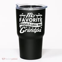 My Favorite People Call Me Grandpa Father's Day Tumbler thumb 0