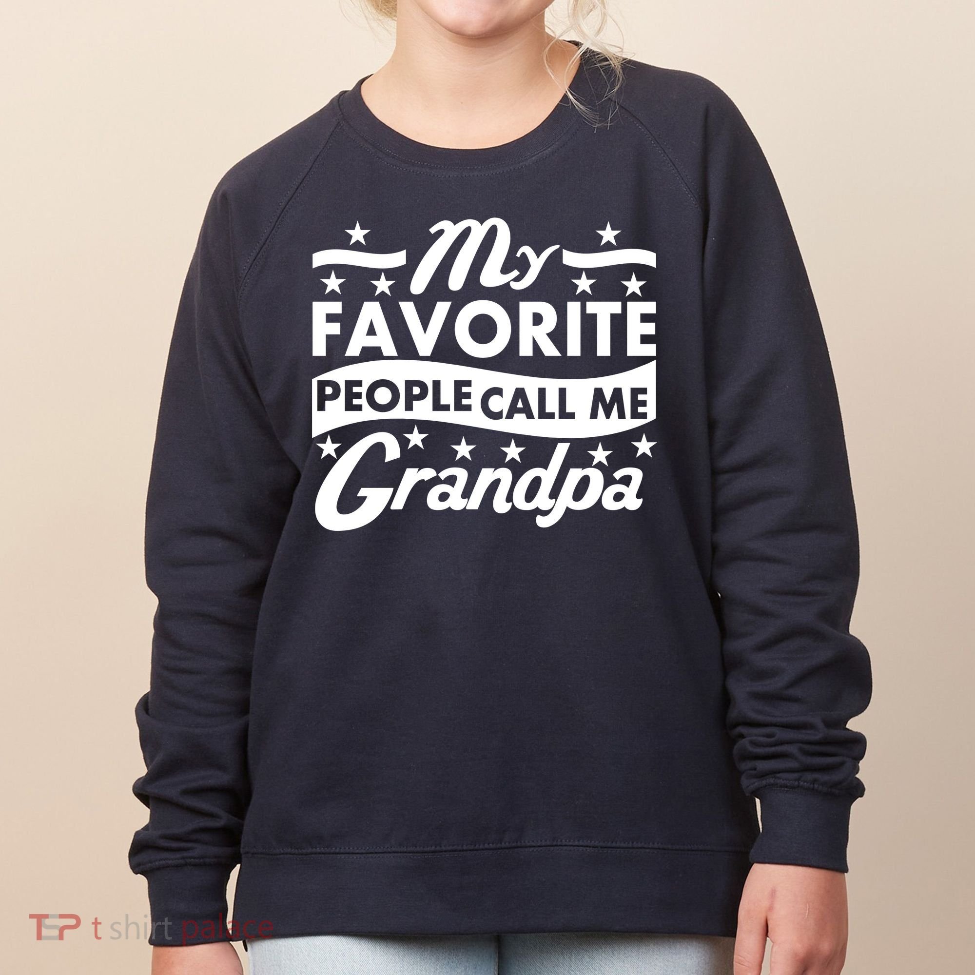 My Favorite People Call Me Grandpa Father's Day Women's Sweatshirt