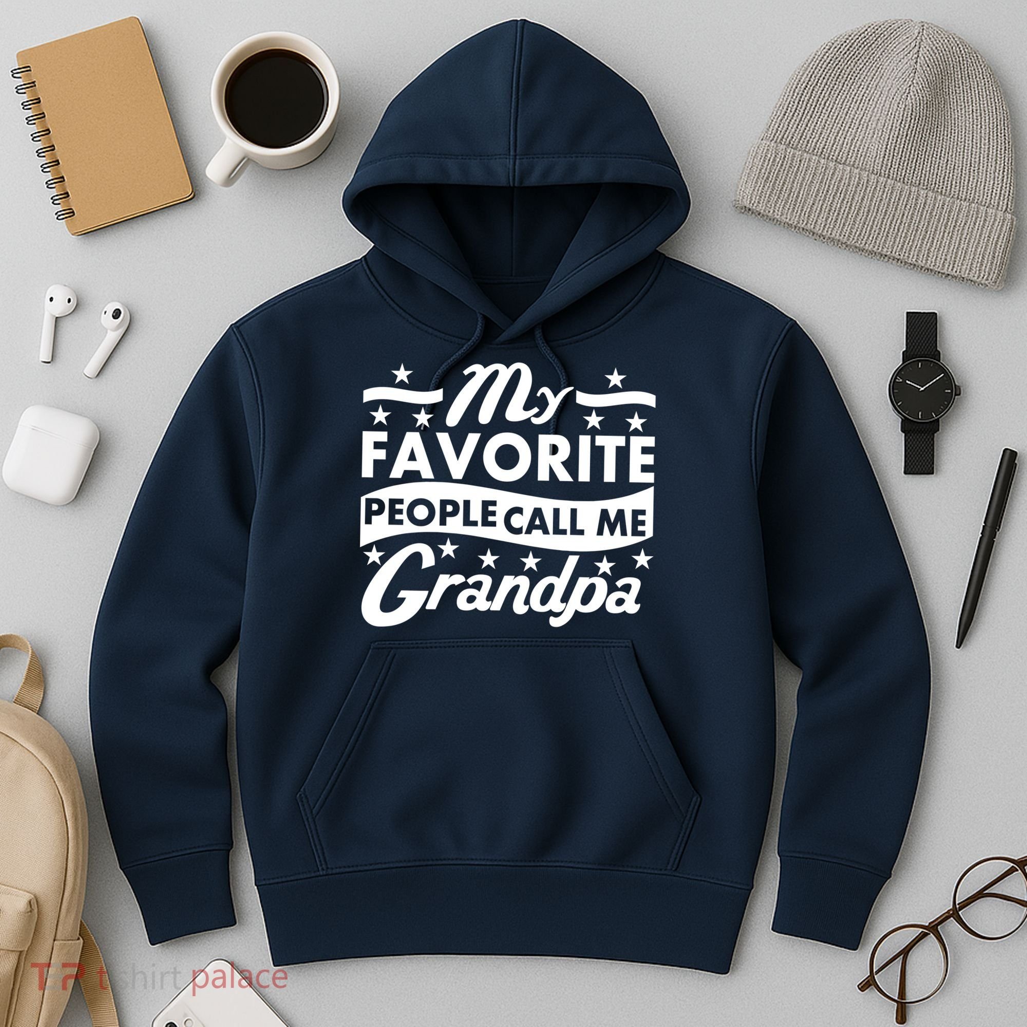 My Favorite People Call Me Grandpa Father's Day Hoodie