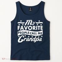 My Favorite People Call Me Grandpa Father's Day Tank Top thumb 2