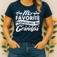 My Favorite People Call Me Grandpa Father's Day Women's T-Shirt thumb 2