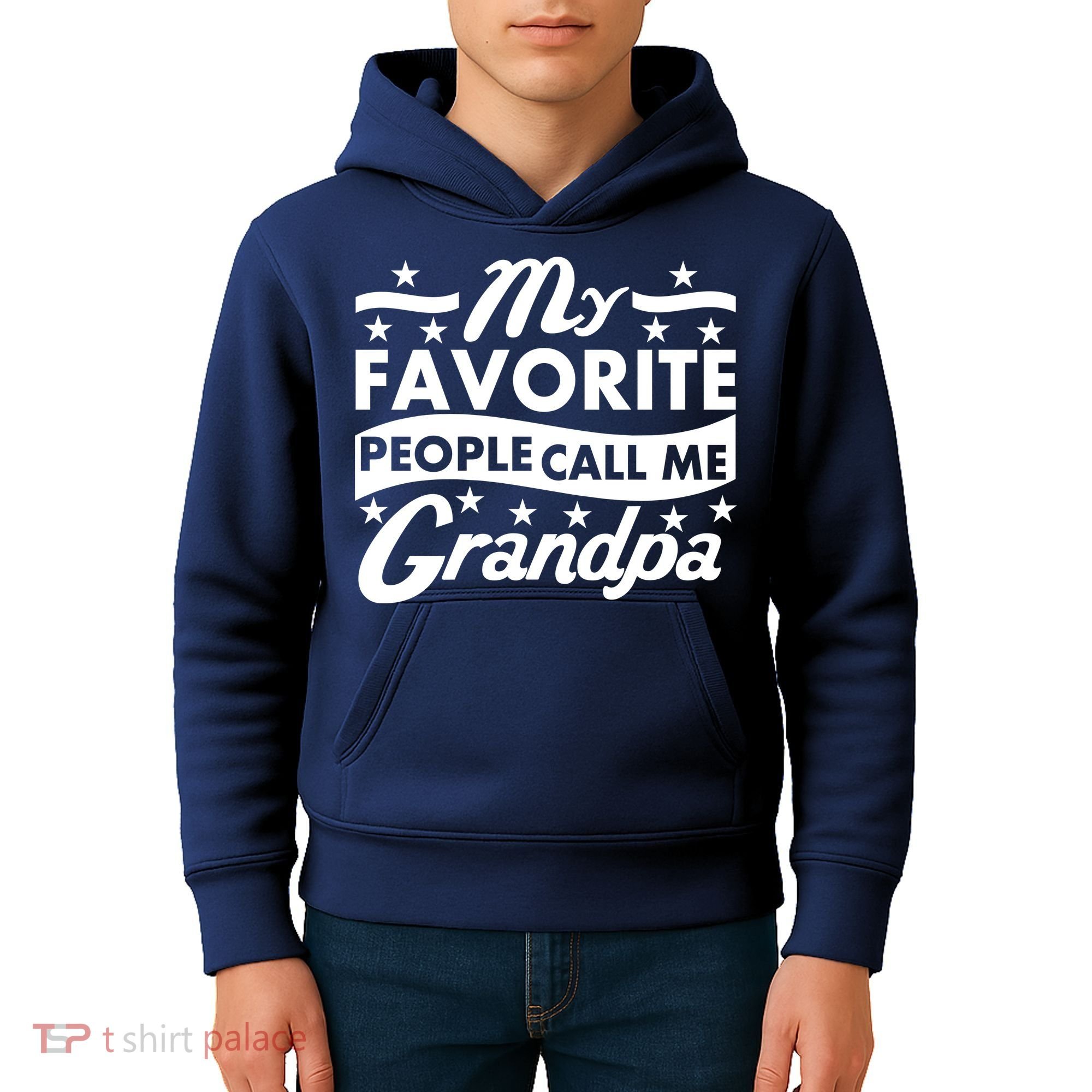 My Favorite People Call Me Grandpa Father's Day Kids Hoodie