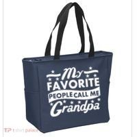 My Favorite People Call Me Grandpa Father's Day Tote Bag thumb 2