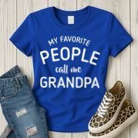 My Favorite People Call Me Grandpa Funny Women's T-Shirt thumb 3