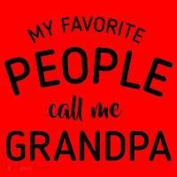 My Favorite People Call Me Grandpa Funny Santa Hat thumb 1