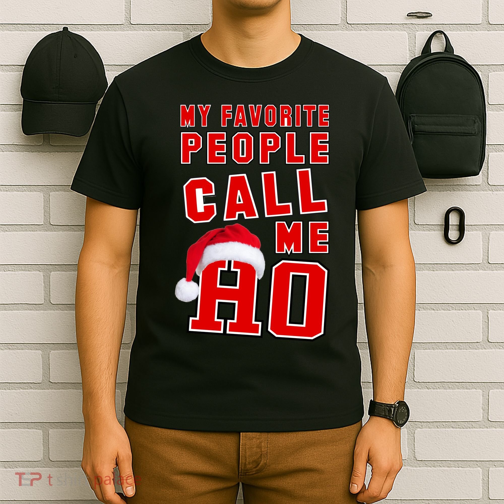 My Favorite People Call Me Ho Christmas Santa Claus T-Shirt