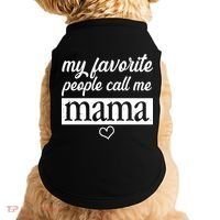 My Favorite People Call Me Mama Doggie Tank thumb 0