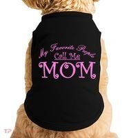 My Favorite People Call Me Mom Doggie Tank thumb 0