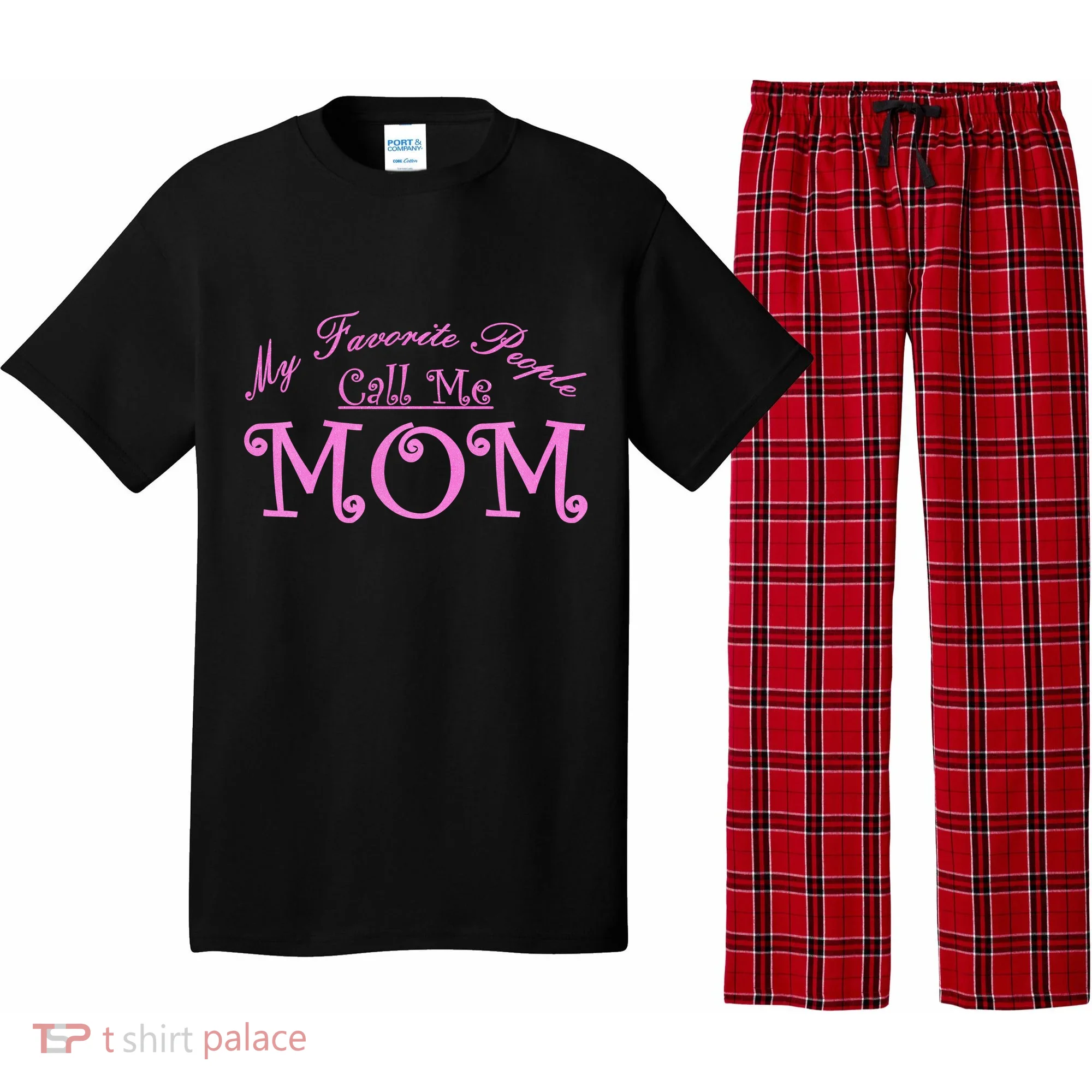 My Favorite People Call Me Mom Pajama Set