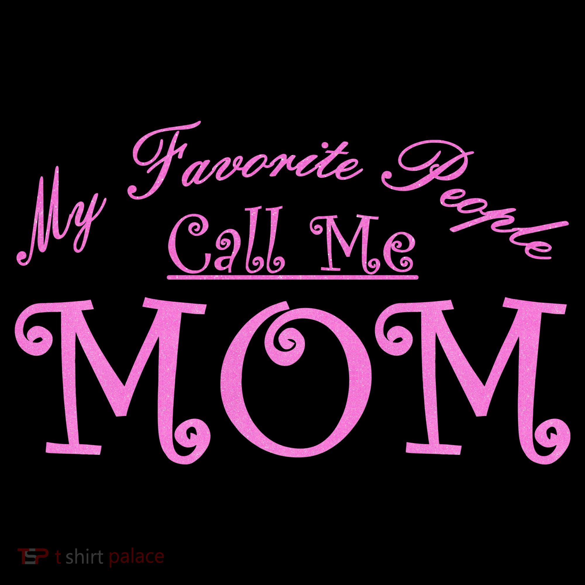 My Favorite People Call Me Mom Pajama Set