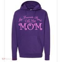 My Favorite People Call Me Mom Hoodie thumb 0