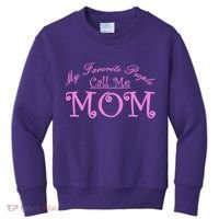 My Favorite People Call Me Mom Kids Sweatshirt thumb 0