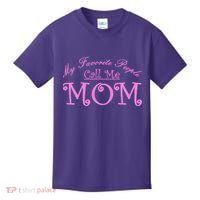My Favorite People Call Me Mom Kids T-Shirt thumb 0