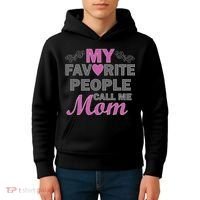 My Favorite People Call Me Mom1 Kids Hoodie thumb 4