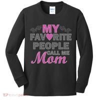 My Favorite People Call Me Mom1 Kids Long Sleeve Shirt thumb 0