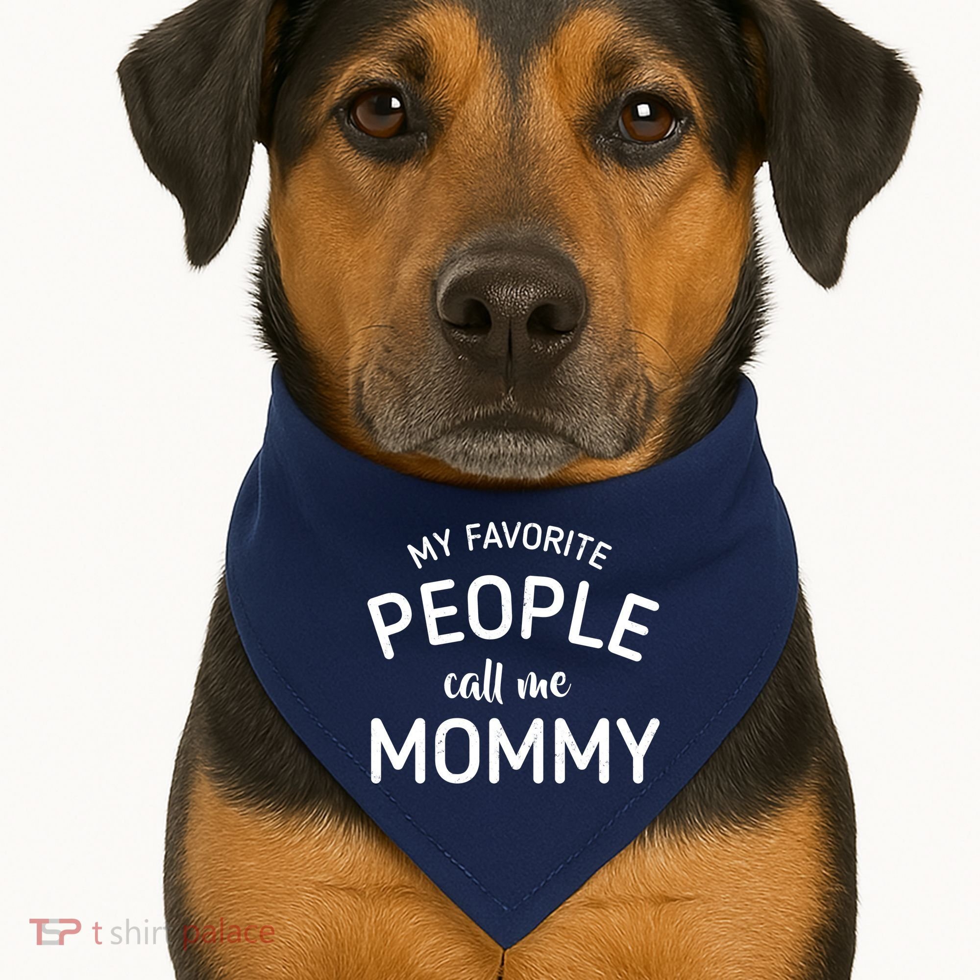 My Favorite People Call Me Mommy USA-Made Doggie Bandana