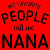 My Favorite People Call Me Nana Santa Hat thumb 1