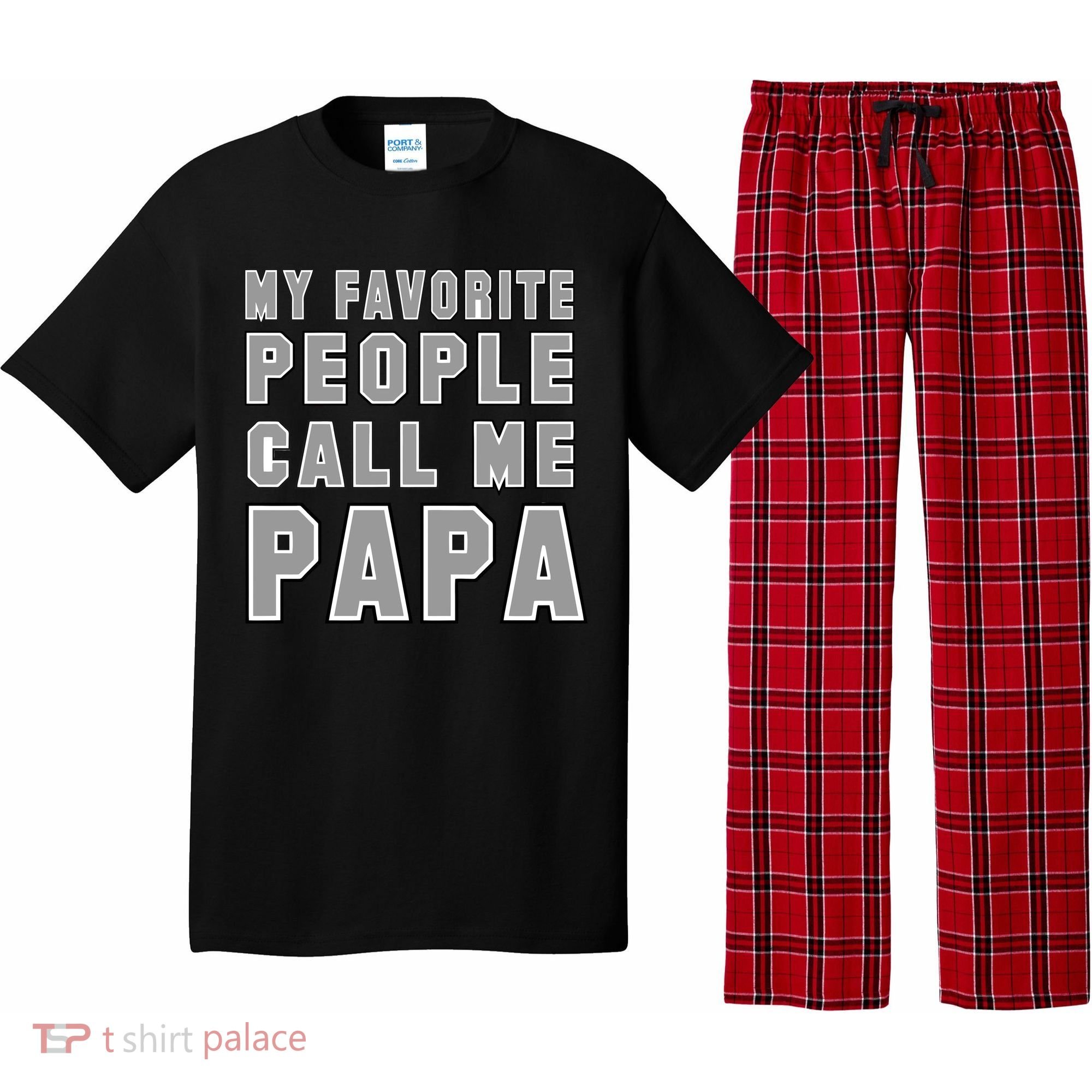 My Favorite People Call Me Papa Pajama Set