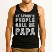 My Favorite People Call Me Papa Tank Top thumb 3