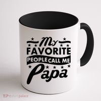 My Favorite People Call Me Papa Father's Day Coffee Mug thumb 1